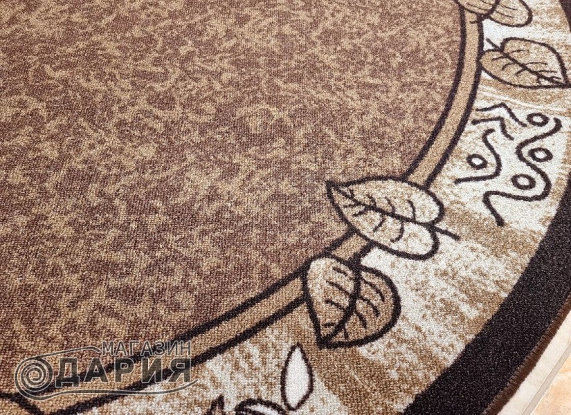 Мокетен килим ERIKA 8014 beige елипса
